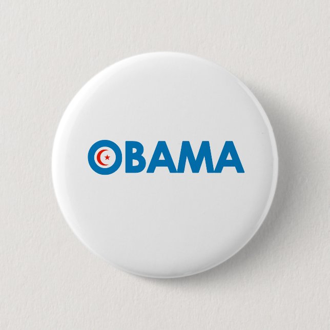 MUSLIM OBAMA BUTTON (Vorderseite)