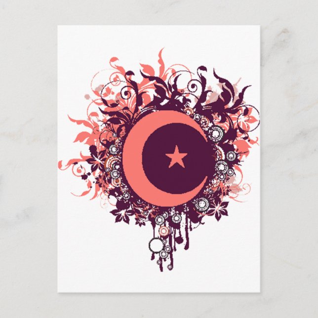 Muslima Postkarte (Vorderseite)