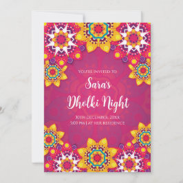 Muslime Dholki Einladungen als digitale Dholki-Kar