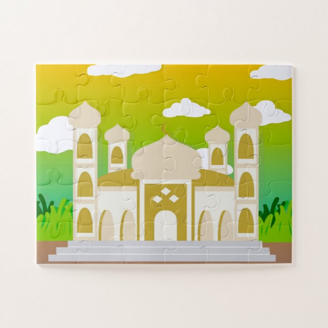 Muslime Ramadan Moschee Eid Art Islamische Kinder (Horizontal)