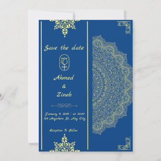 Muslimische Hochzeit Terminankündigung Save The Date