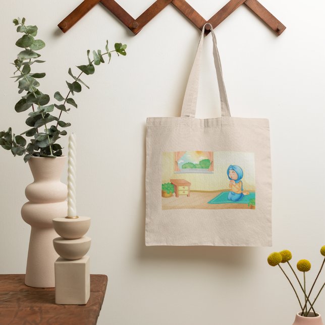 muslimische Mädchen beten Tote-Tasche Tragetasche (Von Creator hochgeladen)