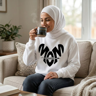 muslimische Mama Herz Sweatshirt