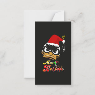 Muss an Weihnachten glauben Mitteilungskarte