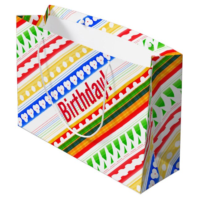 Muss Geschenktasche haben Große Geschenktüte (Rückseite Schrägansicht)