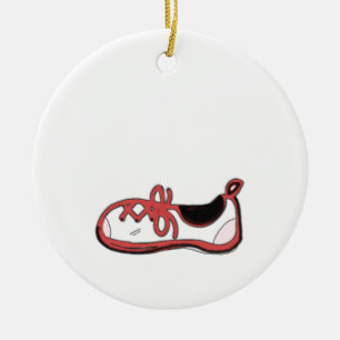 Muss laufen Roter Läufer Keramik Ornament