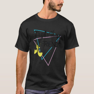 Muss mit meinen Freunden Brautjungfer 90er Jungges T-Shirt