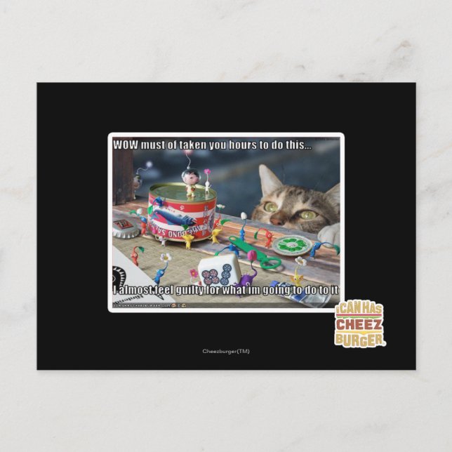 Muss Stunden Postkarte (Vorderseite)