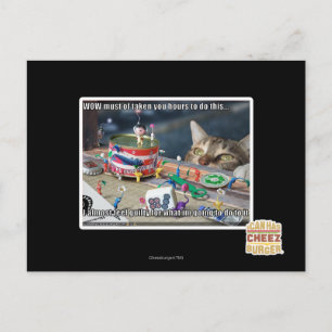 Muss Stunden Postkarte