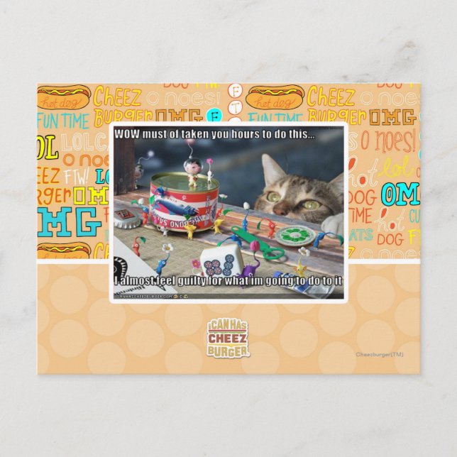 Muss Stunden Postkarte (Vorderseite)