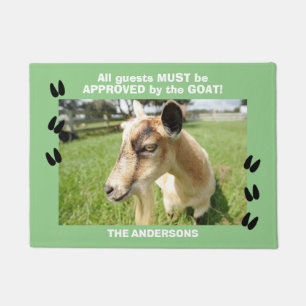 muss von der Ziegeneigenschaft genehmigt werden Fußmatte