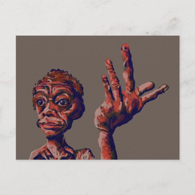 muss warten postkarte (Vorderseite)