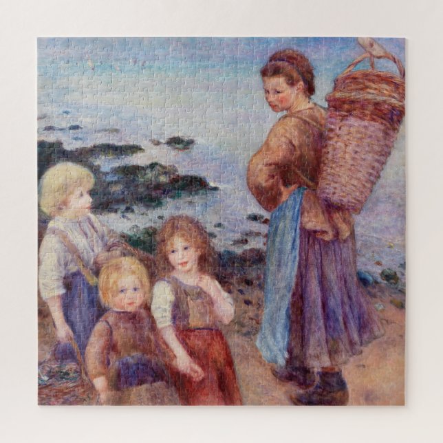 Mussel-Fishers von Renoir Impressionist Painting (Vertikal)