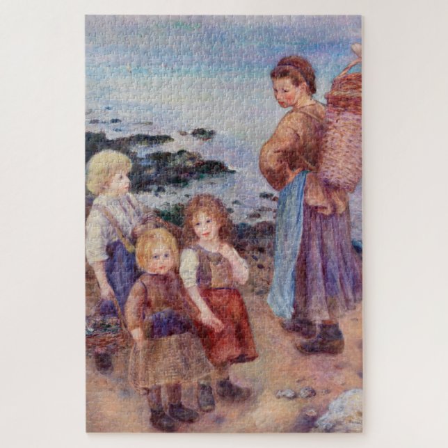 Mussel-Fishers von Renoir Impressionist Painting (Vertikal)