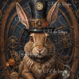 Musselin Hare Steampunk Hat Tissue Paper Seidenpapier