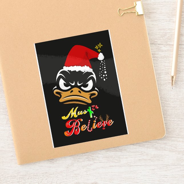Must Believe Christmas Aufkleber (Notizbuch)