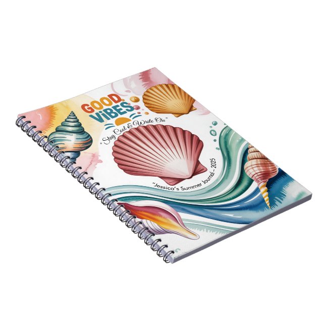 Must-Have Summer Vibes Notebook Notizblock (Rechte Seite)