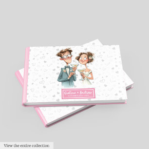 Must See Wedding Guest Book Funny Quirky Couple Gästebuch