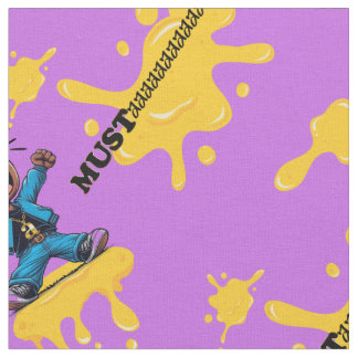 Mustaaaard Lila Baumwollstoffe am Hof Stoff