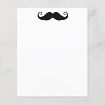 Mustache 4,5" x 5,6" Flyer