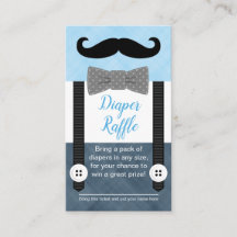 Mustache Baby Dusche Windel Gewinnspiel