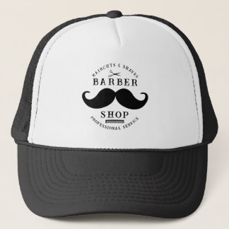 Mustache Barber Shop Modernes Friseursalon Barbers Truckerkappe