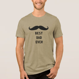 Mustache Best Vater T-Shirt