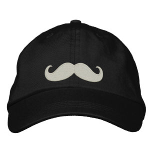 Mustache Bestickte Baseballkappe