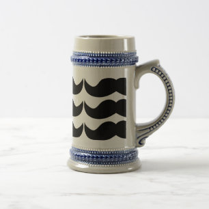 Mustache Bierglas
