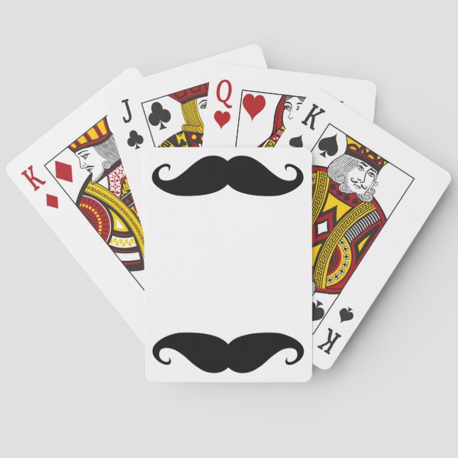 Mustache Cards Spielkarten (Rückseite)