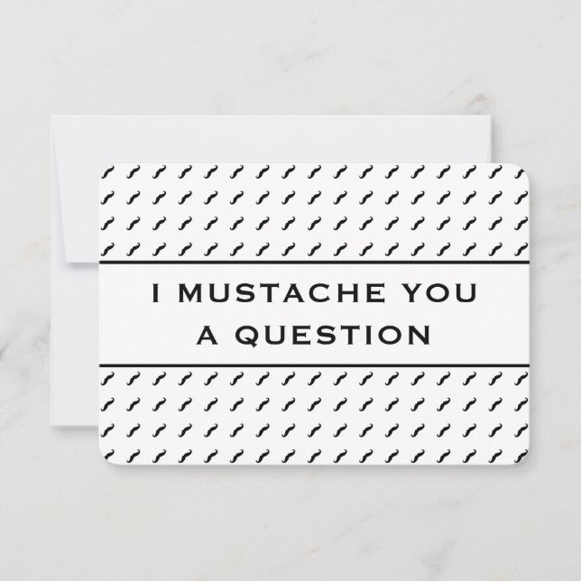 Mustache dir eine Frage-Mod Strip (Vorderseite)