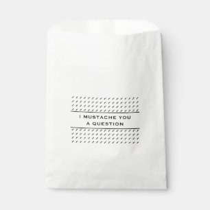 Mustache dir eine Frage-Mod Strip Geschenktütchen