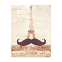 Mustache Eiffel Tower