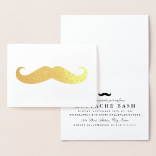 Mustache Folienkarte