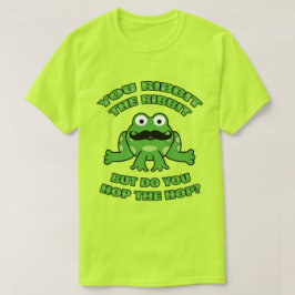 Mustache Frog Hop the Hop T-Shirt