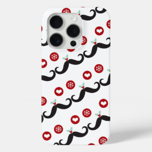 Mustache Funny Face Snowflake Mistletoe Holiday title_seo2