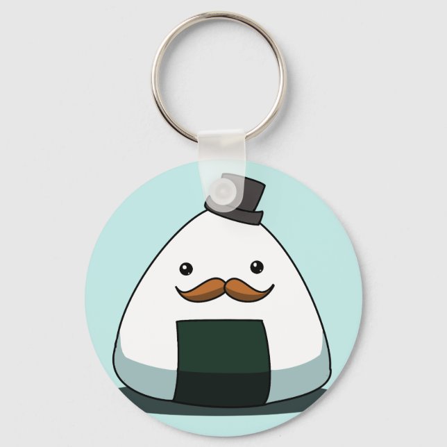 Mustache-giri-Schlüsselanhänger Schlüsselanhänger (Vorderseite)