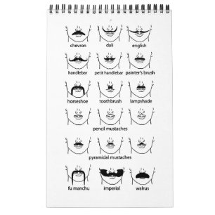 Mustache Kalender
