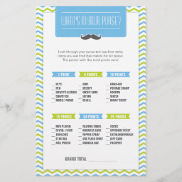 Mustache / Kleiner Mann Was ist in deinem Purse-Sp