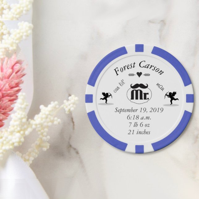 Mustache Lil Man Baby Boy Stats Pokerchips (Von Creator hochgeladen)