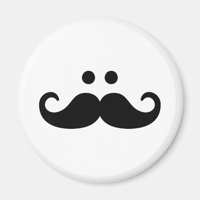 Mustache Magnet (Vorne)