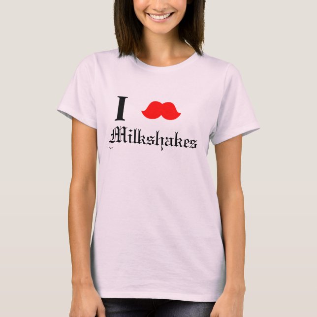 Mustache Milkshakes T-Shirt (Vorderseite)