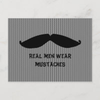 Mustache mit Fun-Sprichwort