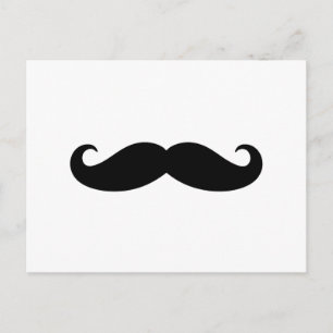 Mustache Mustache, Mustache-Design Postkarte