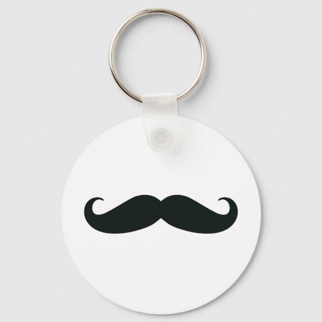 Mustache Mustache Mustache Schlüsselanhänger (Vorderseite)