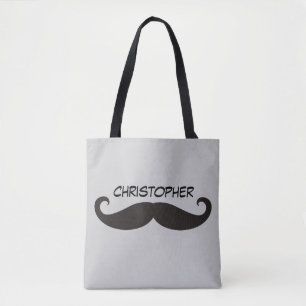 Mustache / Mustache / Schnurbart + Ihre Ideen Tasche