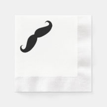 Mustache Napkins