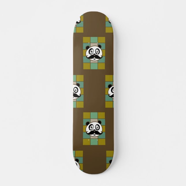 Mustache Panda 4 Skateboard (Vorne)