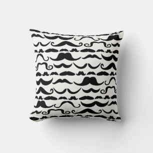 Mustache Pattern Kissen
