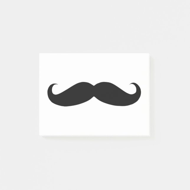 Mustache Post-it Klebezettel (Vorderseite)